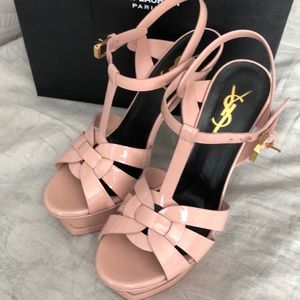 Gorgeous YSL Nude sandals